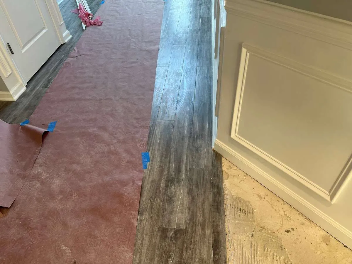 Completed marble shower restoration in Woods Creek